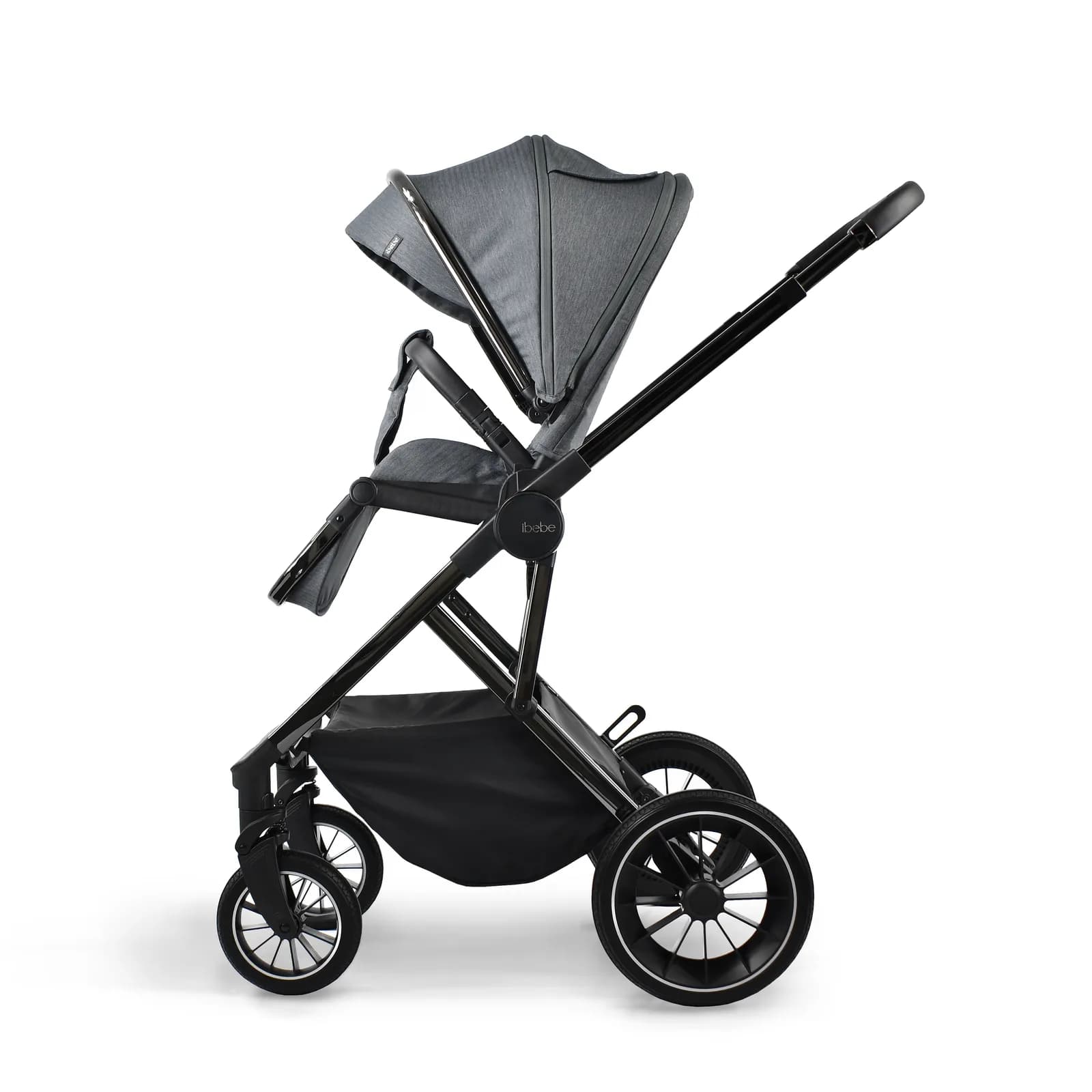 Коляска универсальная 2в1 iBebe Pro 03 ib-Pro-03 Grey фото 6