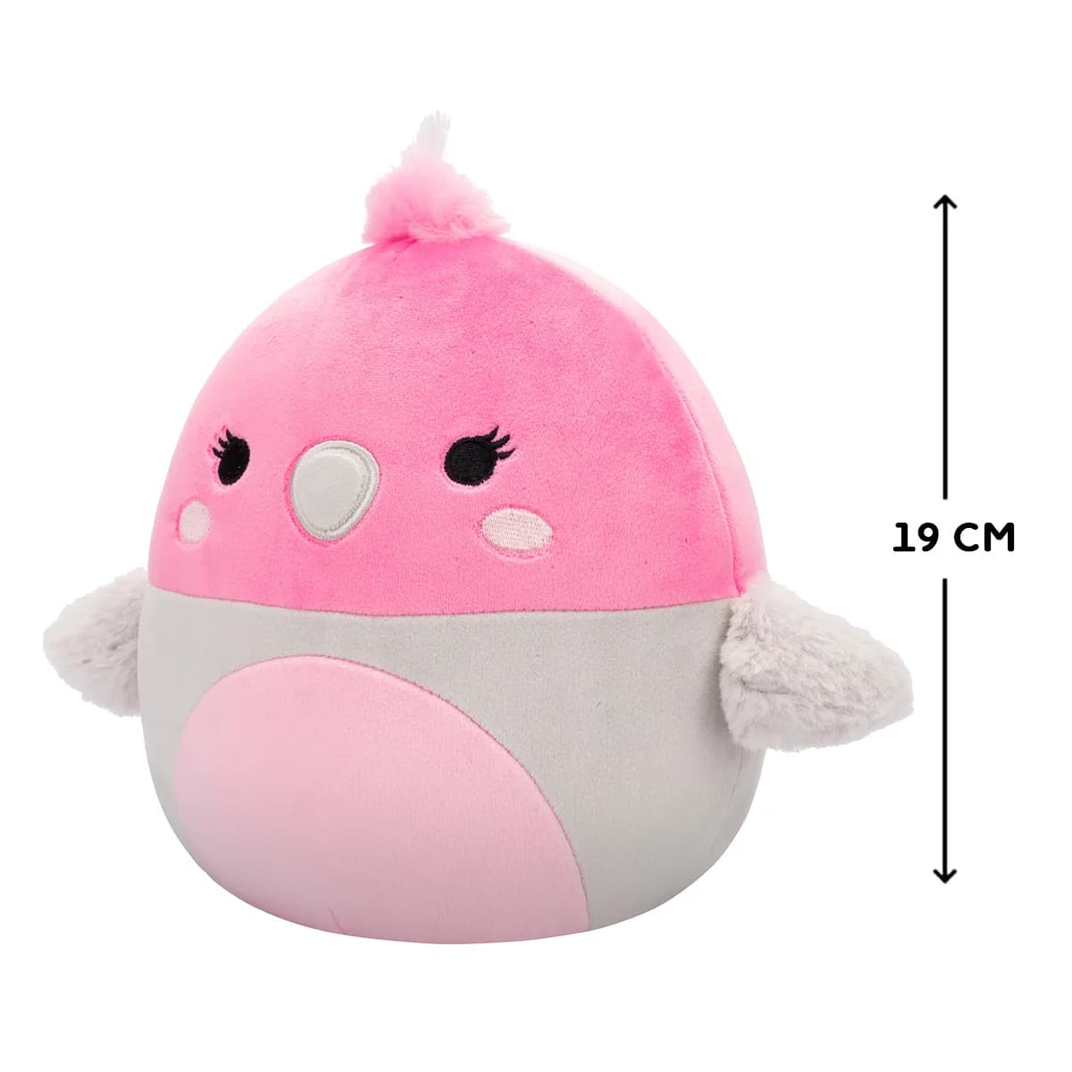 Іграшка м'яка Squishmallows Какаду Джейла 19см SQCR06595 фото 7 Іграшка м'яка Squishmallows Какаду Джейла 19см SQCR06595 фото 7