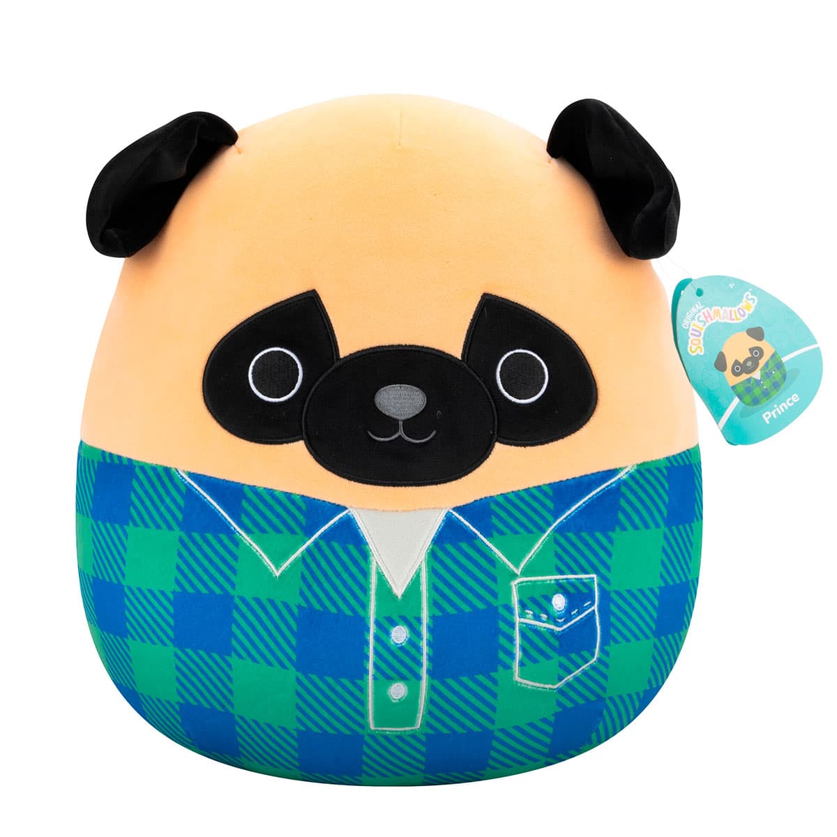 Іграшка м'яка Squishmallows Мопс Принц 30см SQCR06622