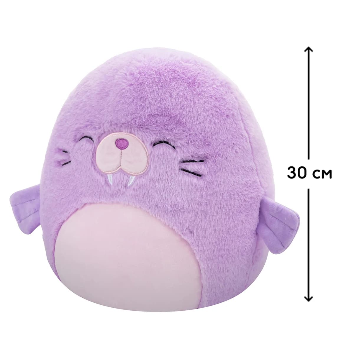Игрушка мягкая Squishmallows Морж Винни 30см SQCR06680 фото 3