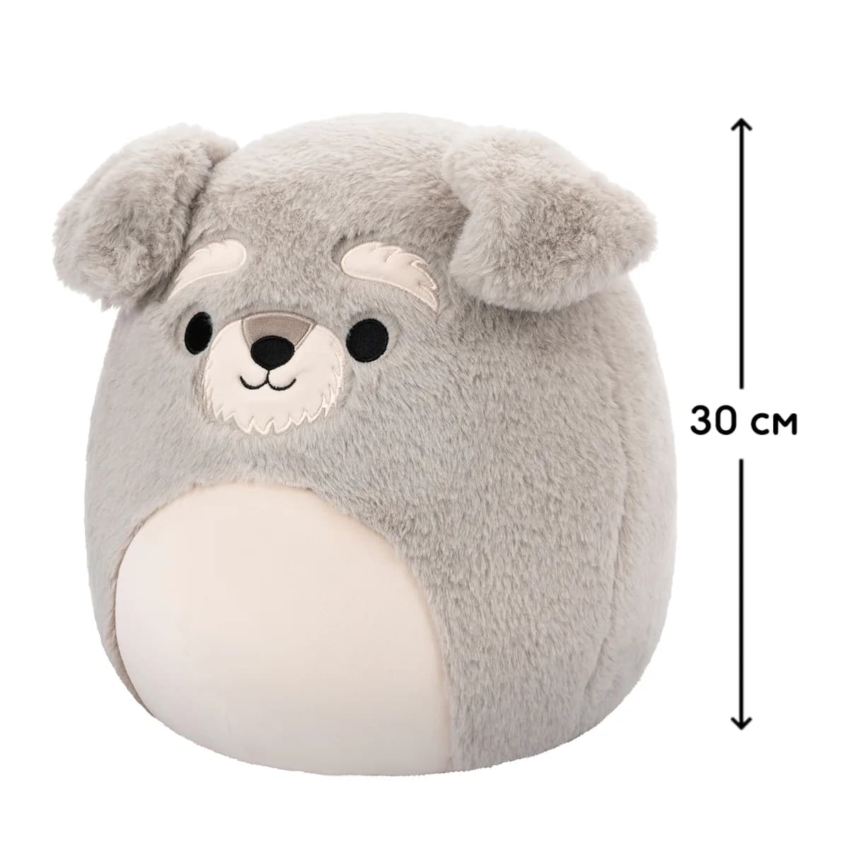 Игрушка мягкая Squishmallows Шнауцер Шон 30см SQCR06682 фото 2