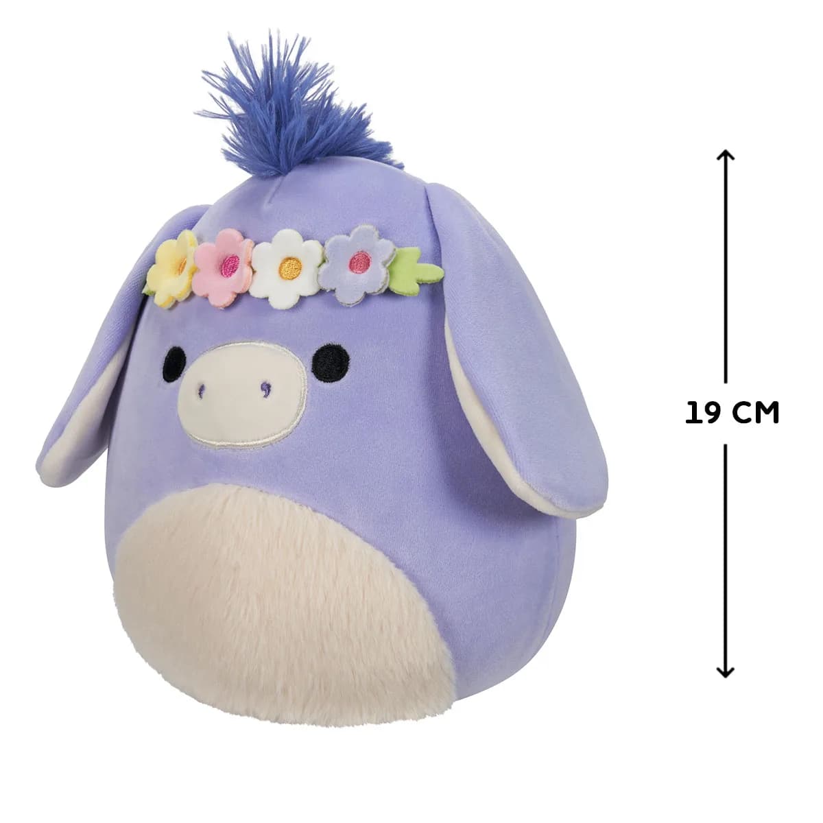 Игрушка мягкая Squishmallows Ослик Миланда 19см SQER00833 фото 2