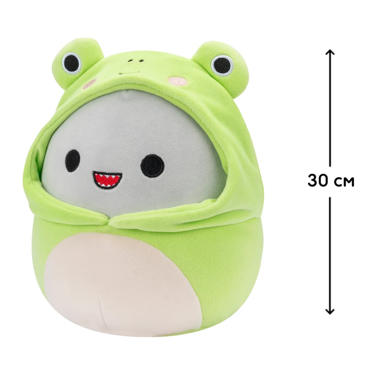 Игрушка мягкая Squishmallows Акула Гордон 30см SQER00932 фото 2 Игрушка мягкая Squishmallows Акула Гордон 30см SQER00932 фото 2