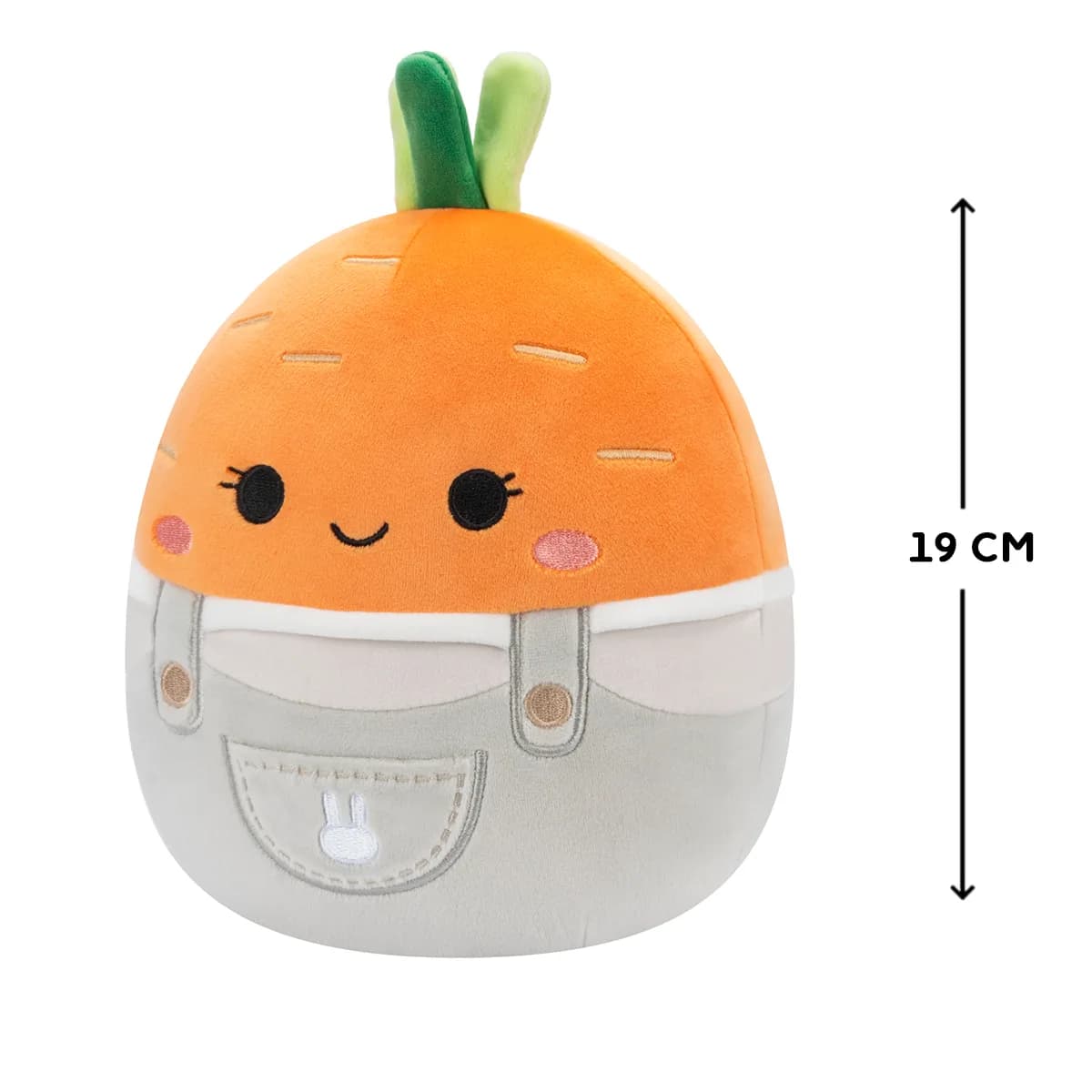 Игрушка мягкая Squishmallows Морковь Каролина 19см SQER00945 фото 2