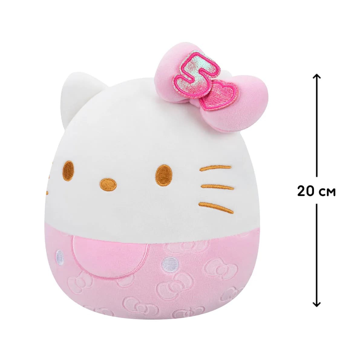 Игрушка мягкая Squishmallows Хэллоу Китти в розовом 20см SQSN00497 фото 7 Игрушка мягкая Squishmallows Хэллоу Китти в розовом 20см SQSN00497 фото 7