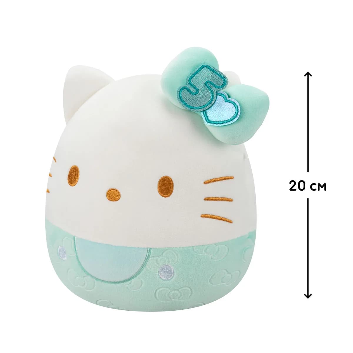 Игрушка мягкая Squishmallows Хэллоу Китти в изумрудном 20см SQSN00498 фото 6 Игрушка мягкая Squishmallows Хэллоу Китти в изумрудном 20см SQSN00498 фото 6
