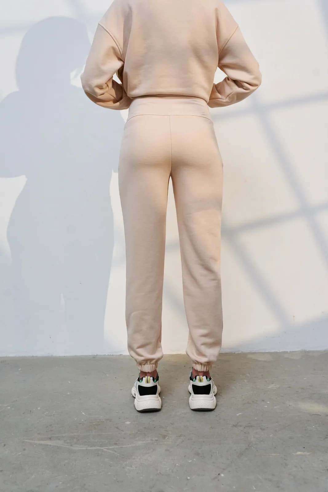 Костюм (свитшот+штаны) S-XL Юла мама Melina ST-35.012 -бежевый фото 6 Костюм (свитшот+штаны) S-XL Юла мама Melina ST-35.012 -бежевый фото 6