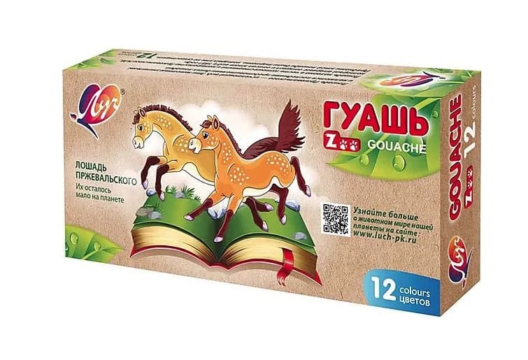 Гуашь ЛУЧ Зоо 12цв 230327 фото 2 Гуашь ЛУЧ Зоо 12цв 230327 фото 2