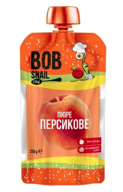 Пюре Равлик Боб персик 250г 1740765