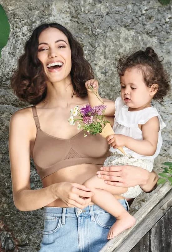 Топ безшовний для вагітних та годування Anita Seamless 5096-Пильна троянда фото 2 Топ безшовний для вагітних та годування Anita Seamless 5096-Пильна троянда фото 2