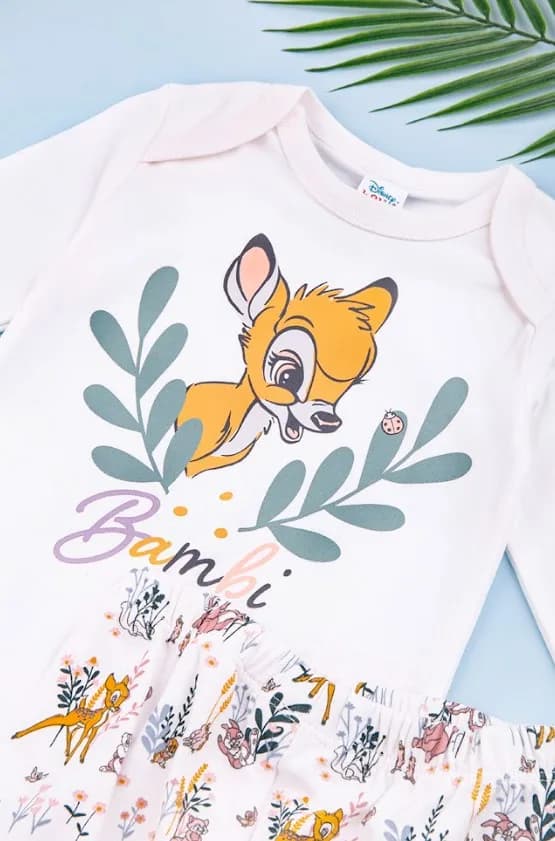 Комплект дитячий (боді+штани+шапочка) 62-86 Disney Bambi BA18528 фото 3 Комплект дитячий (боді+штани+шапочка) 62-86 Disney Bambi BA18528 фото 3