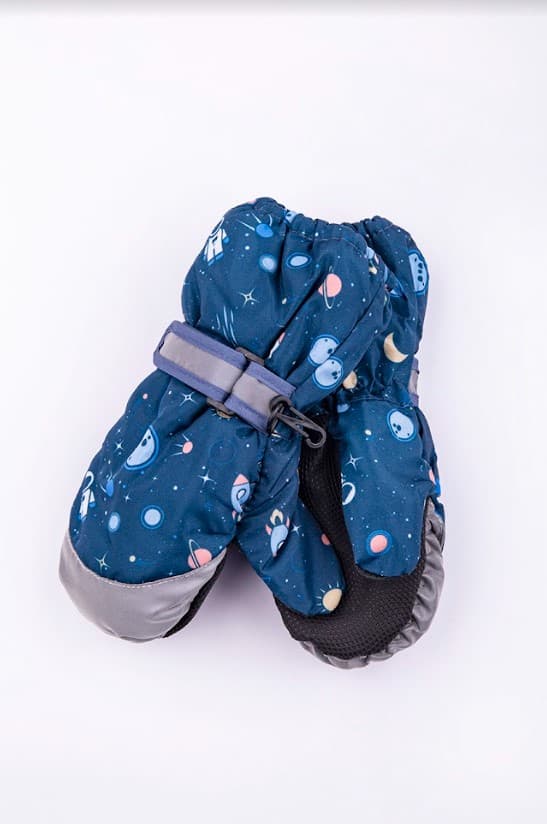 Рукавиці 2-4 YO! REN-0237C -синій Рукавиці 2-4 YO! REN-0237C -синій