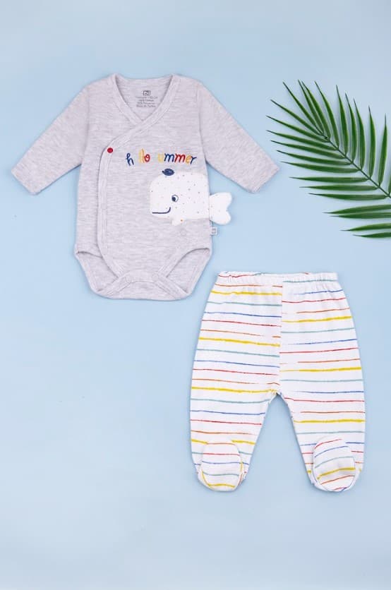 Комплект для новорожденных (боди+ползунки) 50-68 Bi baby 56767 Комплект для новорожденных (боди+ползунки) 50-68 Bi baby 56767