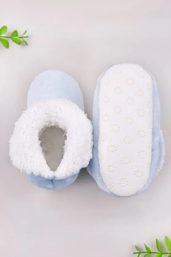 Пинетки 0-6 Panduf baby 1503 -голубой фото 2 Пинетки 0-6 Panduf baby 1503 -голубой фото 2