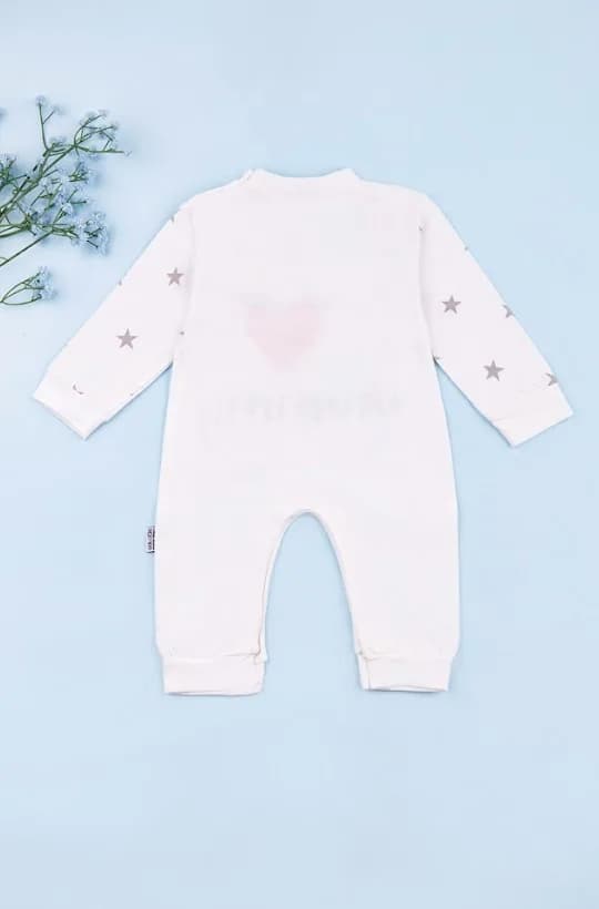 Комбинезон детский "I love mummy" Murat Baby 3-12 ТО AVK7494-1 - молочный фото 2