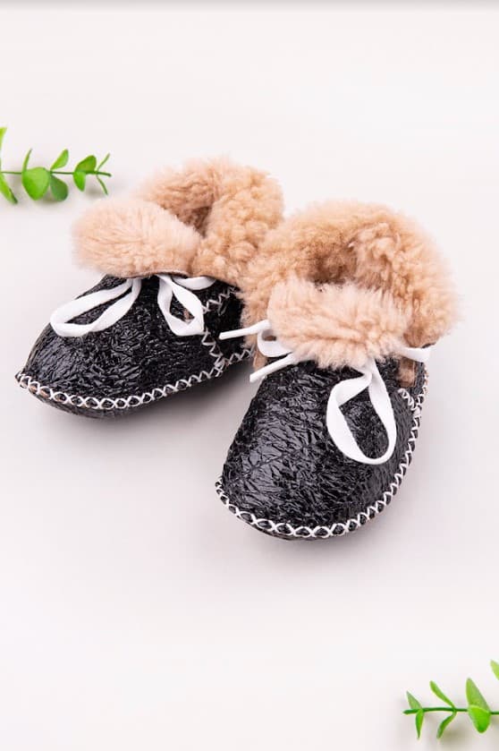 Пинетки 6-12 Panduf baby MC-530 -черный Пинетки 6-12 Panduf baby MC-530 -черный