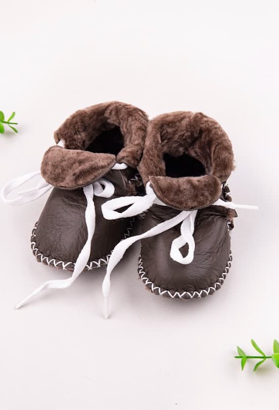 Пінетки 6-12 Panduf baby MC-530 -коричневий Пінетки 6-12 Panduf baby MC-530 -коричневий