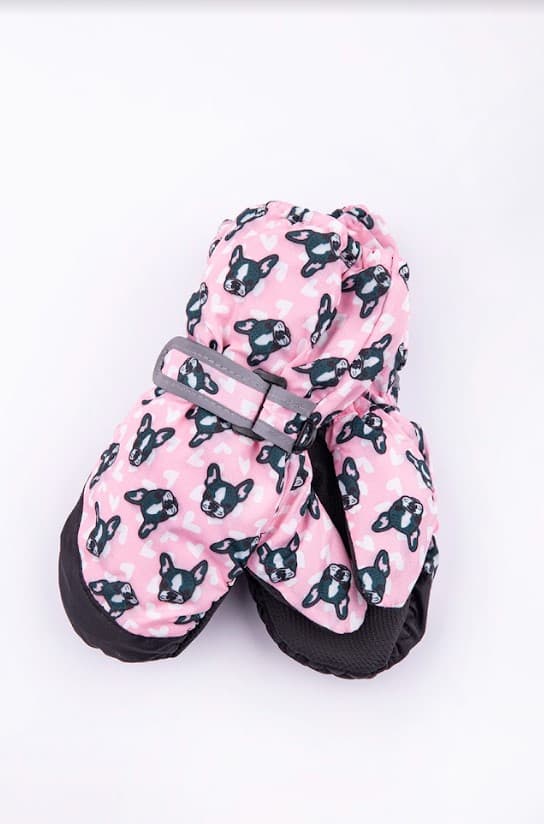 Рукавицы 2-4 YO! REN-0193G -розовый
