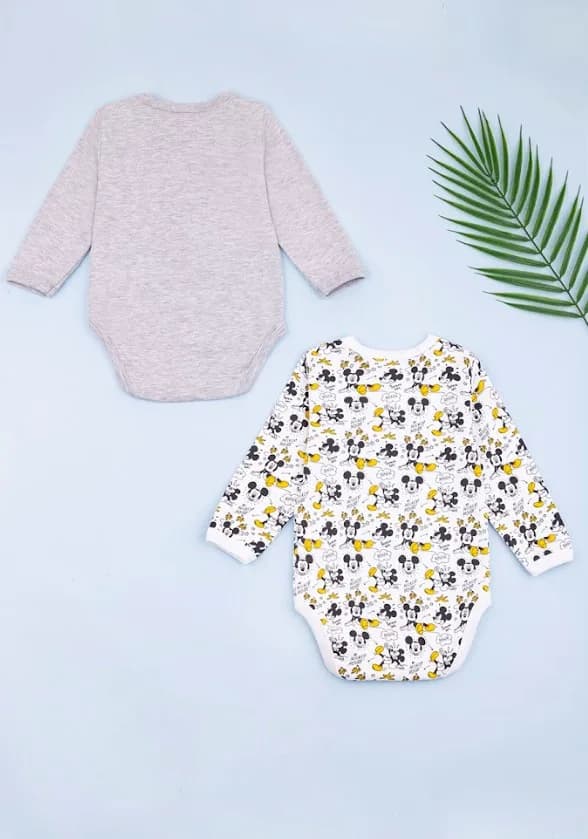 Набір боді для новонароджених 56-92 Disney Mickey 2шт MC18313 фото 8 Набір боді для новонароджених 56-92 Disney Mickey 2шт MC18313 фото 8