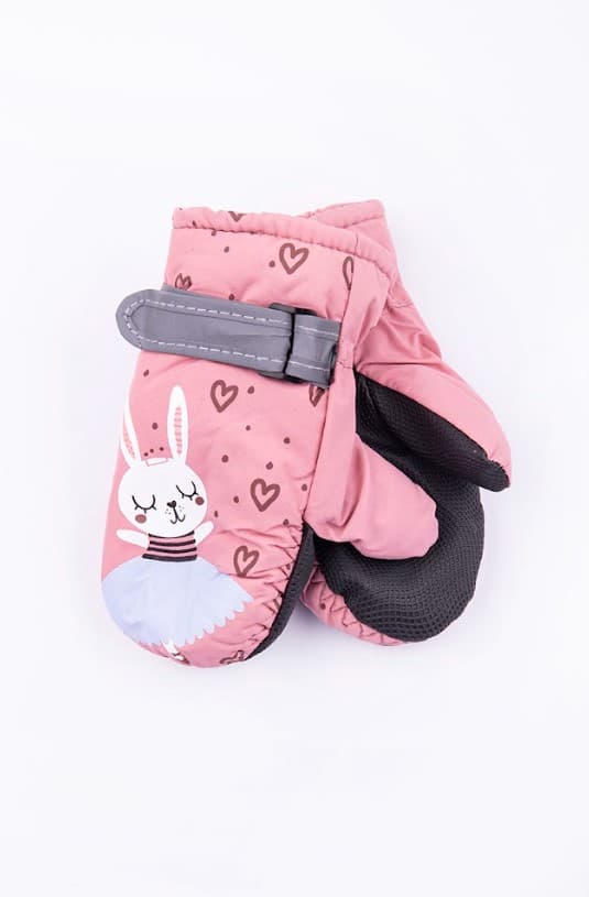 Рукавицы 2-4 YO! REN-0204G -розовый Рукавицы 2-4 YO! REN-0204G -розовый