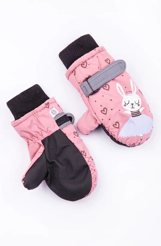 Рукавицы 2-4 YO! REN-0204G -розовый фото 3 Рукавицы 2-4 YO! REN-0204G -розовый фото 3