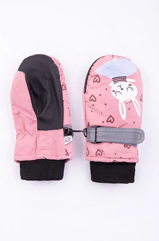 Рукавицы 2-4 YO! REN-0204G -розовый фото 2 Рукавицы 2-4 YO! REN-0204G -розовый фото 2