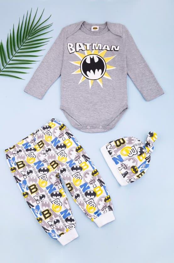 Комплект (боди+штаны+шапочка) 62-86 Disney Batman BM16406 Комплект (боди+штаны+шапочка) 62-86 Disney Batman BM16406