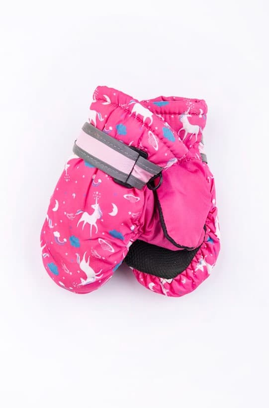 Рукавицы 1-2 YO! REN-0289G -розовый