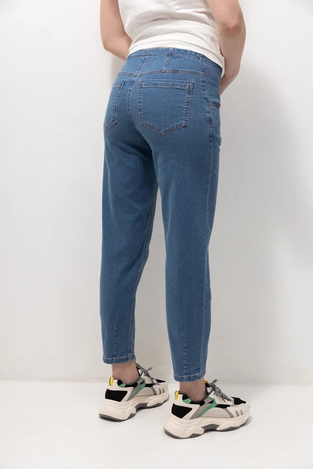 Джинси для вагітних S- XL Юла мама SHELDON DENIM DM-23.011 -синій фото 7 Джинси для вагітних S- XL Юла мама SHELDON DENIM DM-23.011 -синій фото 7