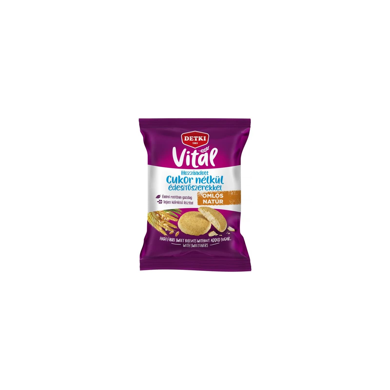 Печиво Detki Vital з клітковиною 200г 1189018 фото 2 Печиво Detki Vital з клітковиною 200г 1189018 фото 2