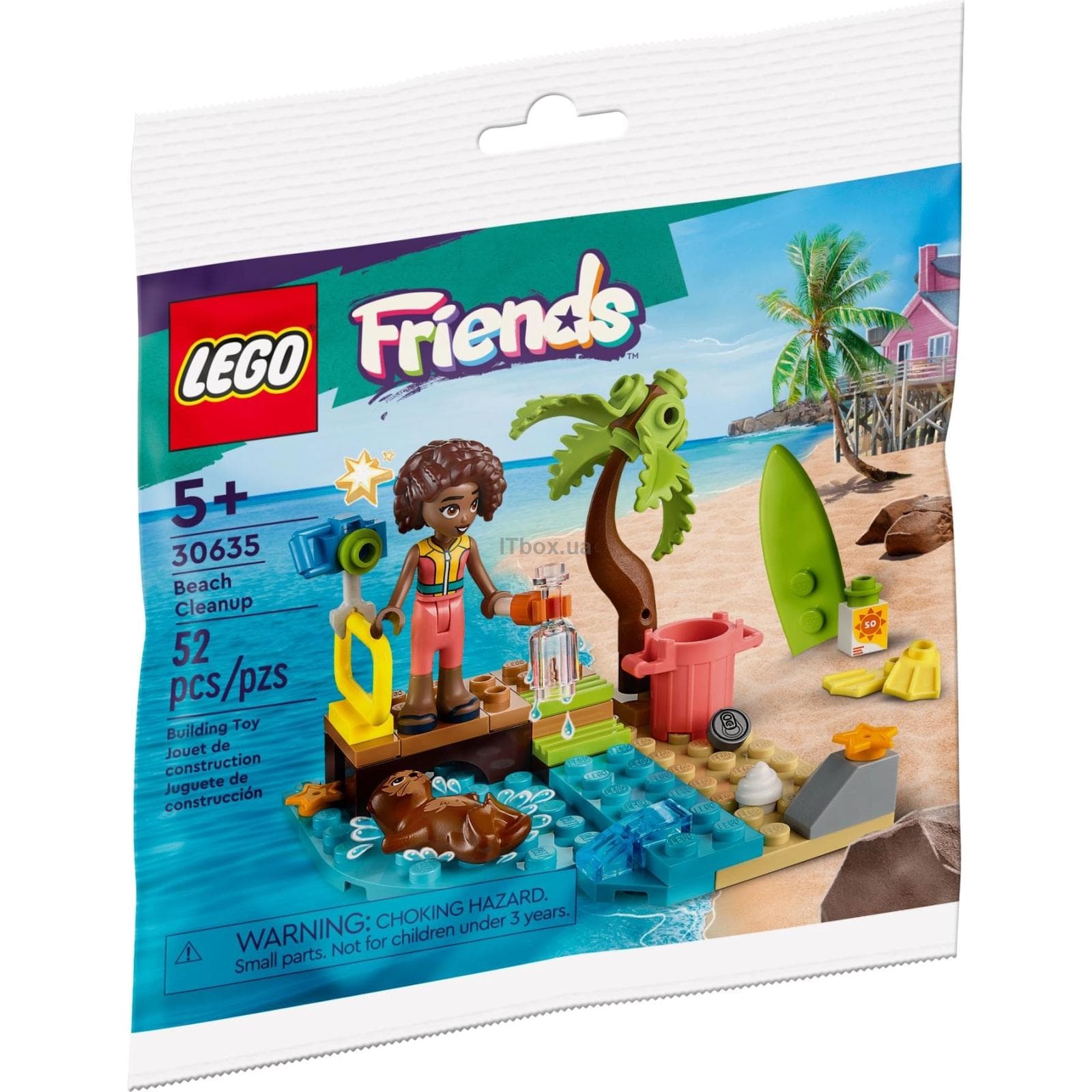 Конструктор Lego Friends Прибирання пляжу 52дет 30635
