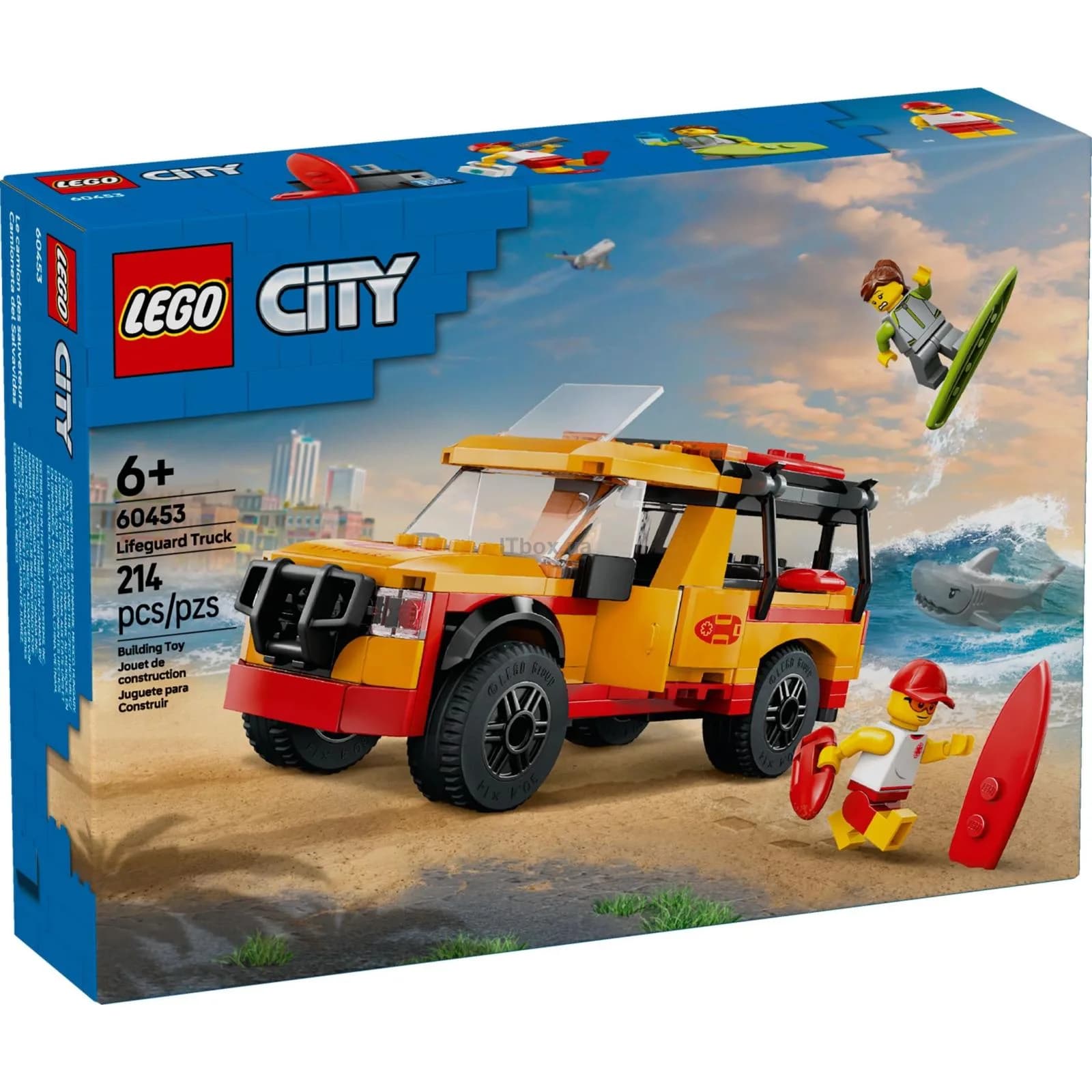 Конструктор Lego City Пляжный спасательный грузовик 214дет 60453 фото 11