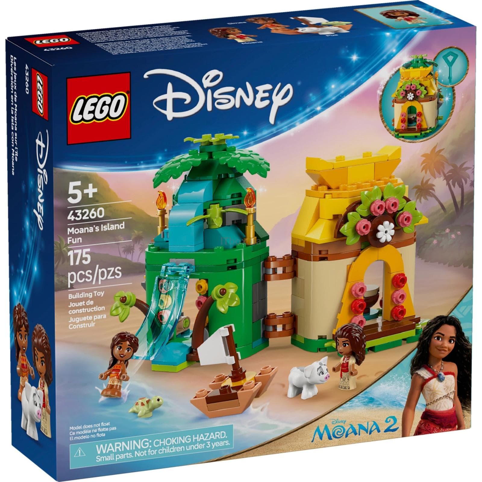 Конструктор Lego Disney Островные развлечения Ваяны 175дет 43260 Конструктор Lego Disney Островные развлечения Ваяны 175дет 43260