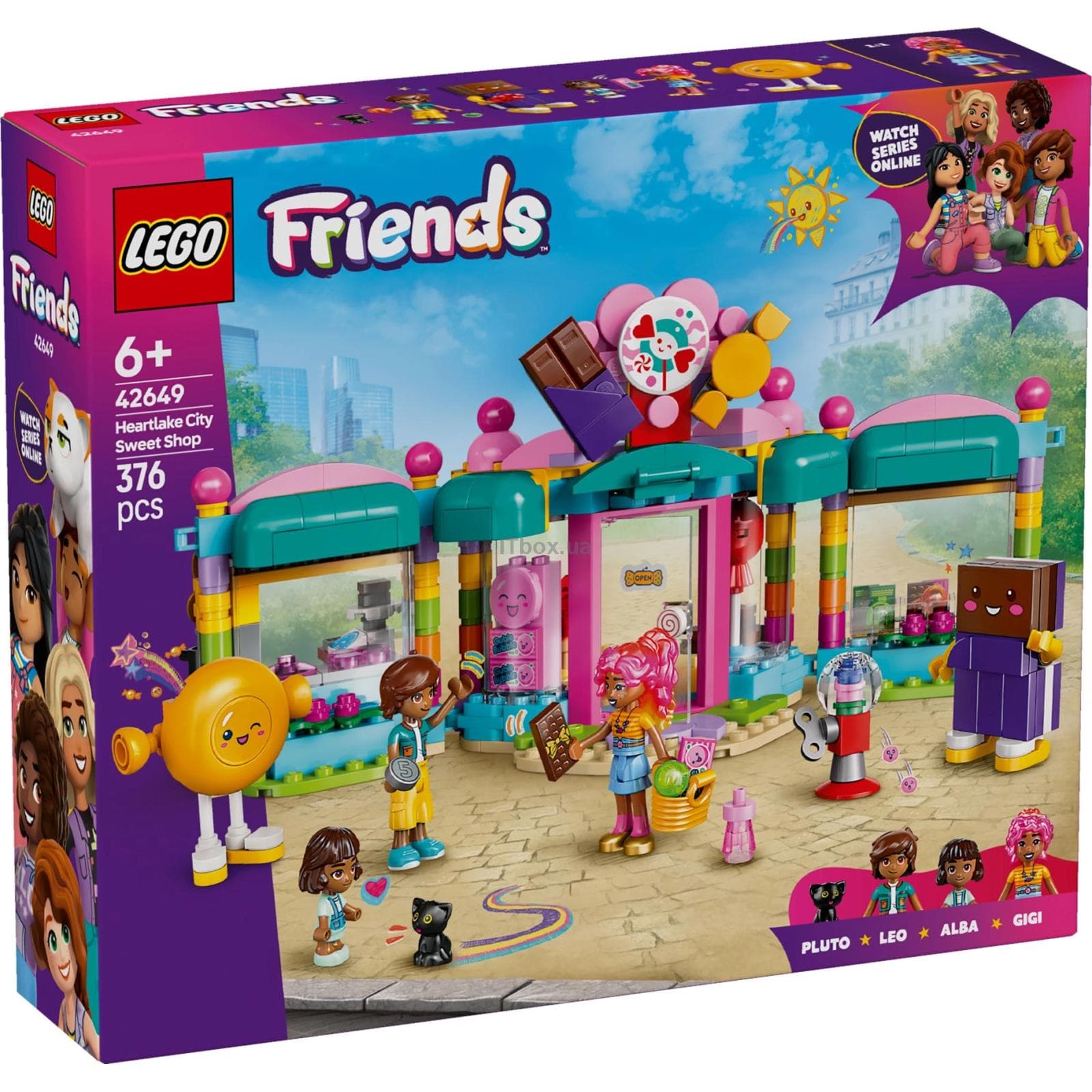 Конструктор Lego Friends Цукерня Хартлейк-Сіті 376дет 42649 Конструктор Lego Friends Цукерня Хартлейк-Сіті 376дет 42649