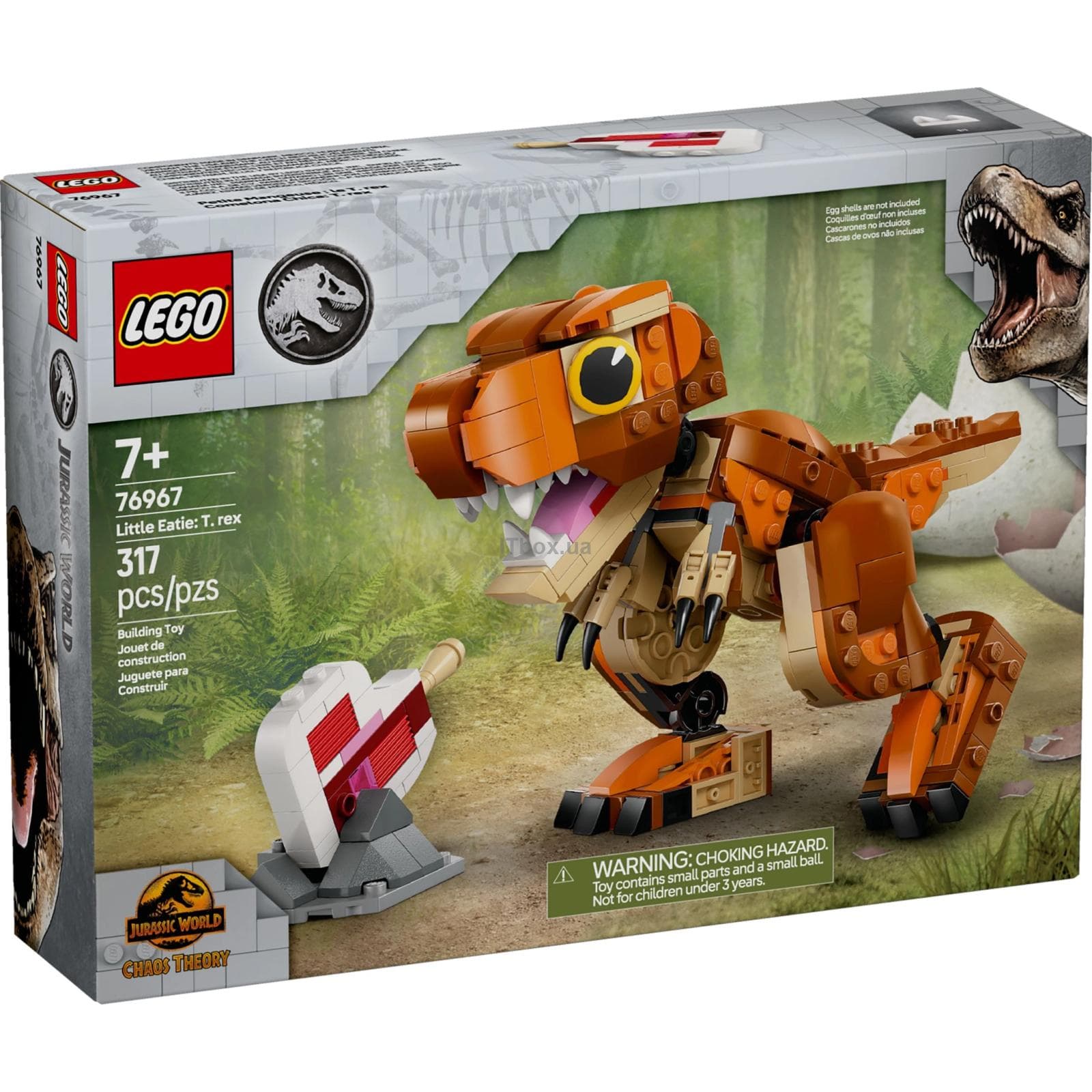 Конструктор Lego Jurassic World Little Eatie: тиранозавр 317дет 76967 Конструктор Lego Jurassic World Little Eatie: тиранозавр 317дет 76967