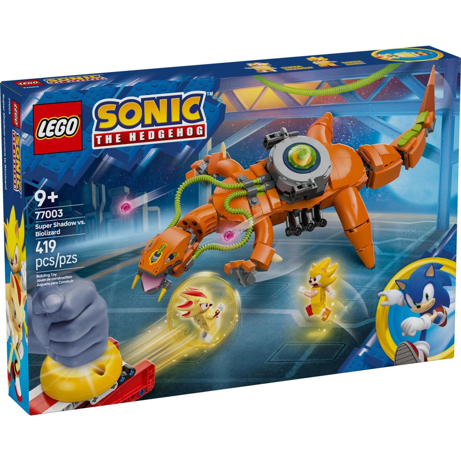 Конструктор Lego Sonic Super Shadow vs. Biolizard 419дет 77003 Конструктор Lego Sonic Super Shadow vs. Biolizard 419дет 77003