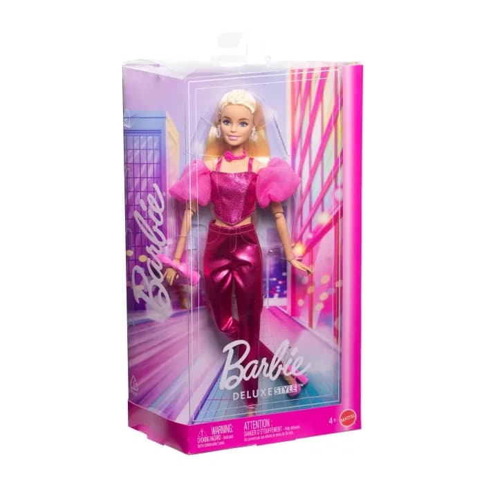 Лялька Barbie Deluxe style Рожева фуксія JFP40 фото 2 Лялька Barbie Deluxe style Рожева фуксія JFP40 фото 2