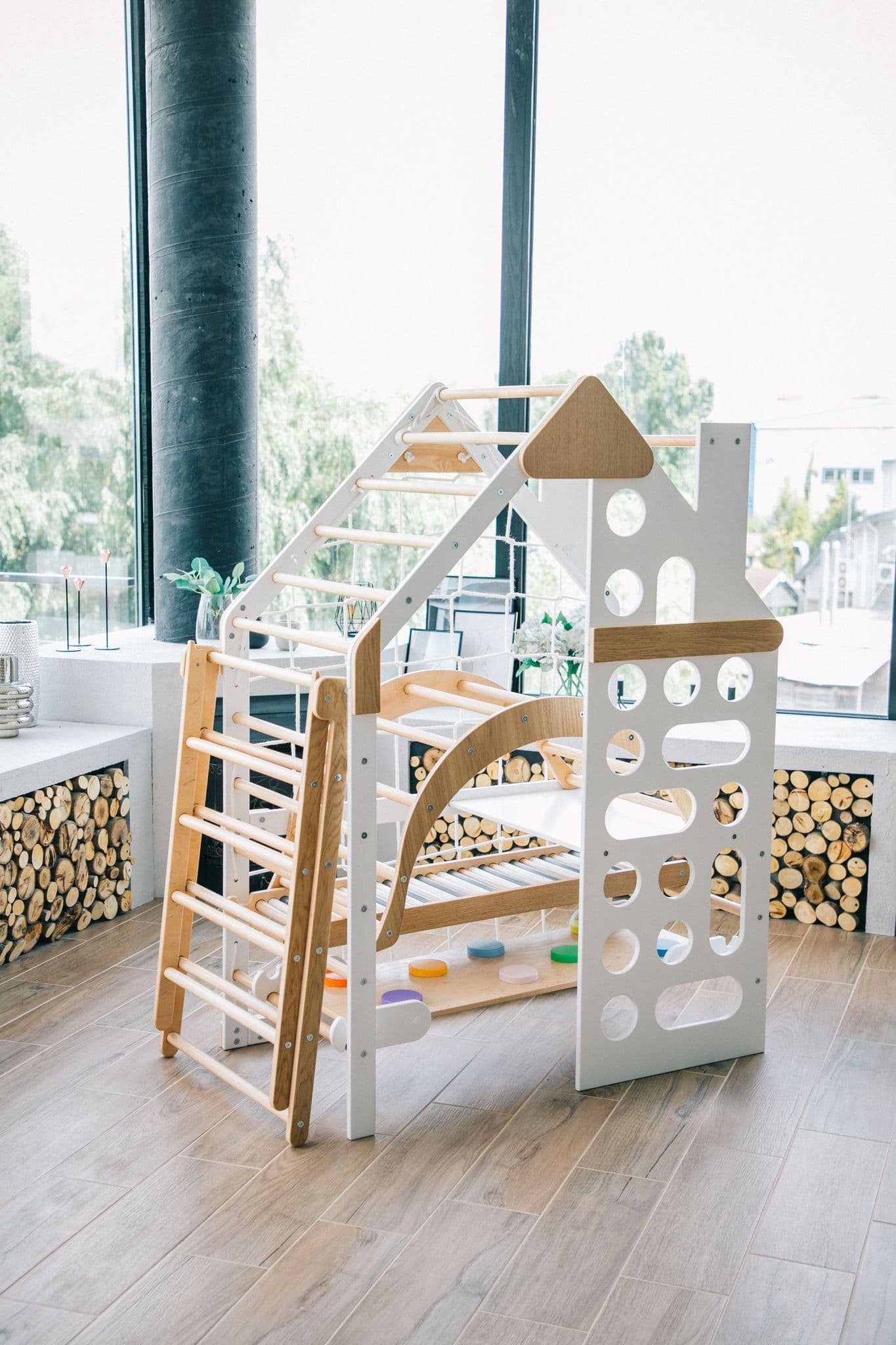 Спортивний ігровий будиночок TatkoPlayground Montessori ТРSDw-1