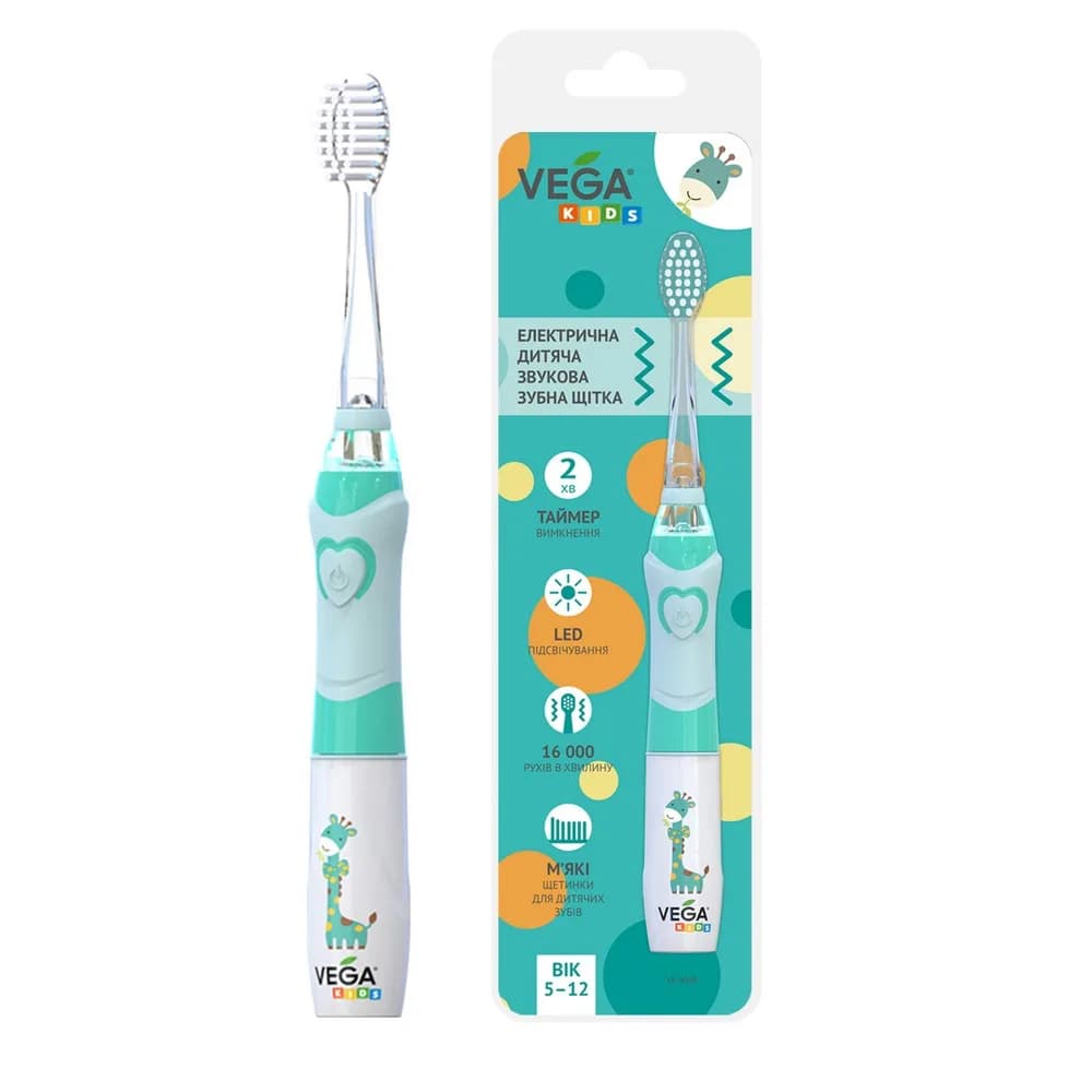 Щітка зубна електрична Vega Kids VK-400B фото 2 Щітка зубна електрична Vega Kids VK-400B фото 2