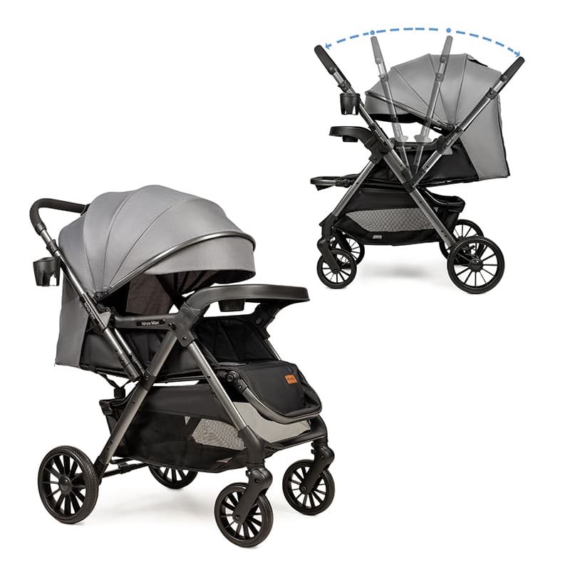 Коляска прогулочная Ninos Maxi 2 Grey, Graphite NM2025GB