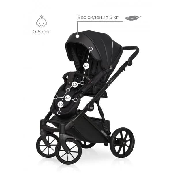 Коляска универсальная 2в1 Riko Montana Ecco 12 NEW R-MonEco 12 фото 3 Коляска универсальная 2в1 Riko Montana Ecco 12 NEW R-MonEco 12 фото 3