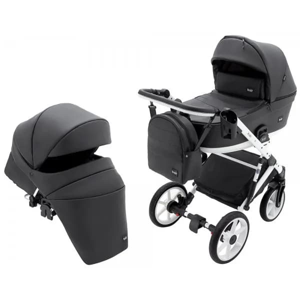 Коляска універсальна 2в1 Bair Kiwi White Eсо BKW-29 680743 фото 2 Коляска універсальна 2в1 Bair Kiwi White Eсо BKW-29 680743 фото 2