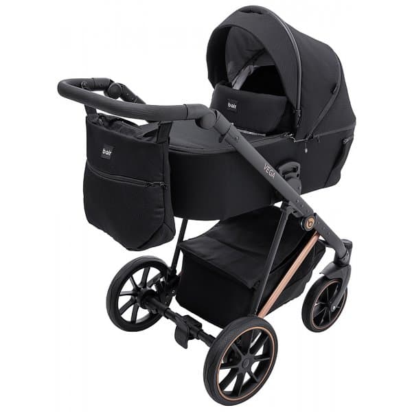 Коляска универсальная 2в1 Bair Vega Soft VSM-05 black magma 681062