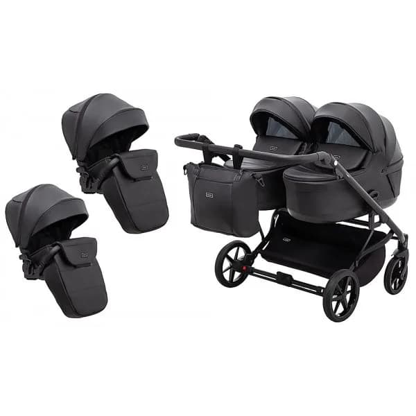 Коляска універсальна для двійні 2в1 Adamex Leo Duo Eco SA-2 681143 фото 5 Коляска універсальна для двійні 2в1 Adamex Leo Duo Eco SA-2 681143 фото 5