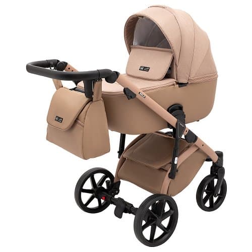 Коляска універсальна 2в1 Adamex Nola Natura camel 681796