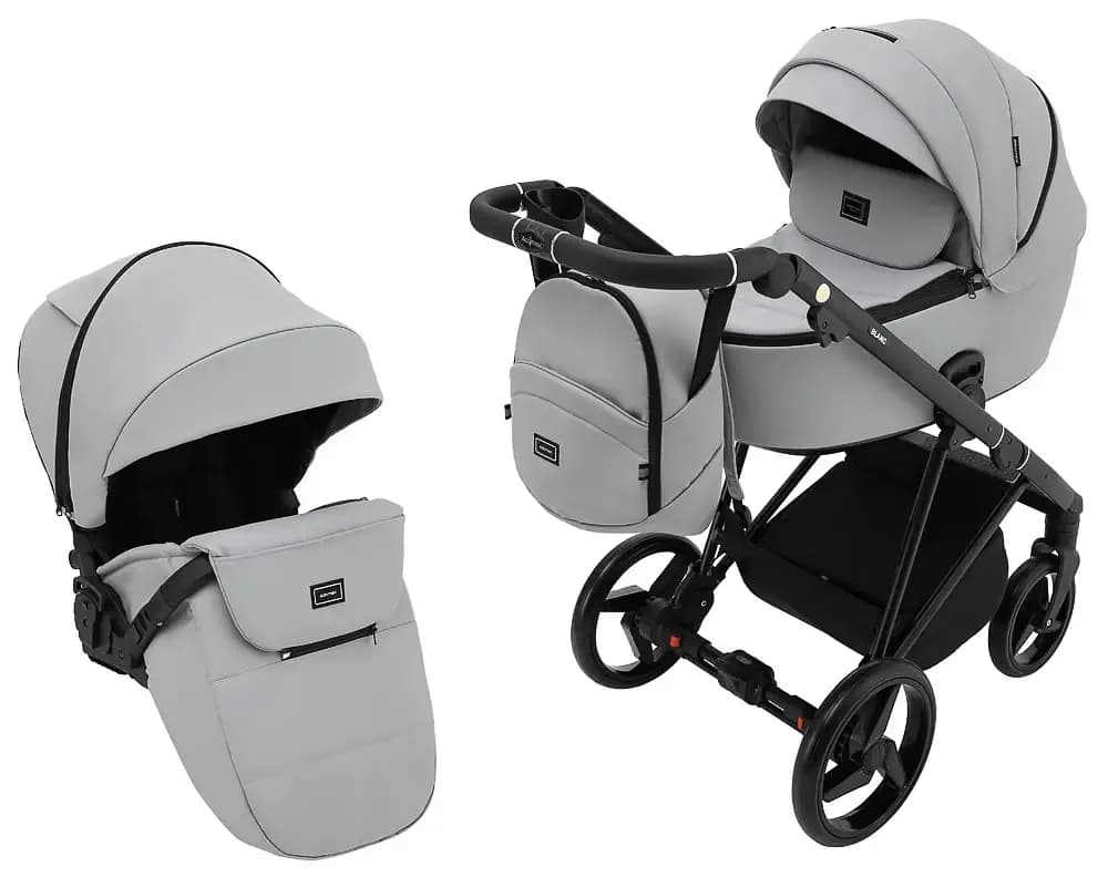 Коляска універсальна 2в1 Adamex Blanc Eco SA-3 680707 фото 3 Коляска універсальна 2в1 Adamex Blanc Eco SA-3 680707 фото 3