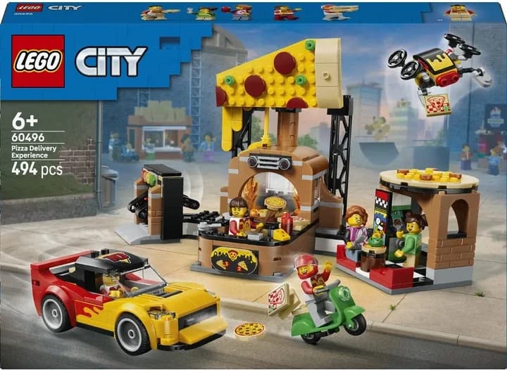 Конструктор Lego City Доставка піци з різними транспортними засобами 494дет 60496 фото 2