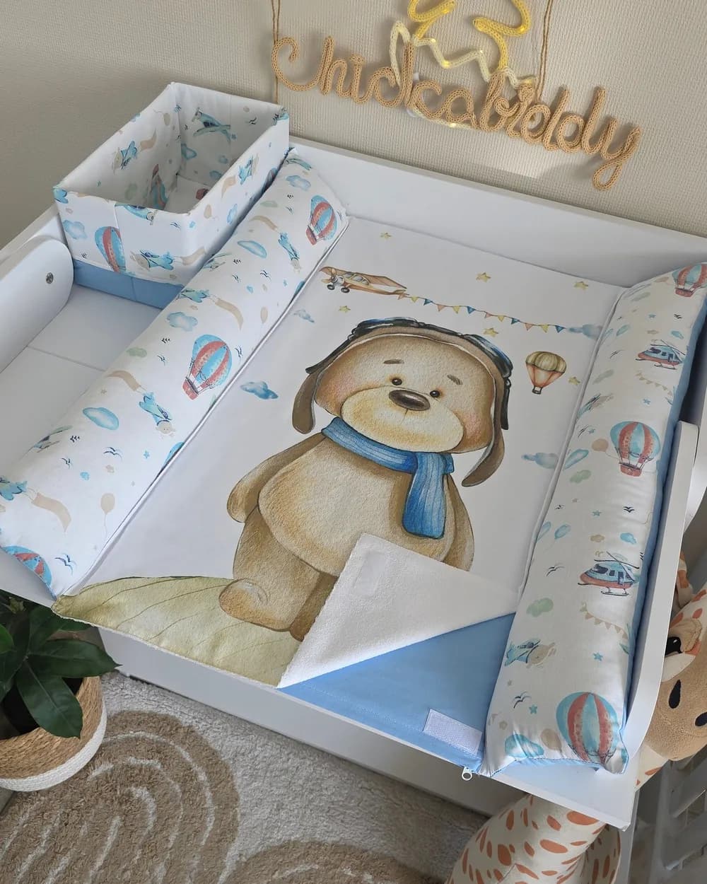 Пеленатор мягкий Chickabiddy 70х60см CH-MPBP2-MP фото 3