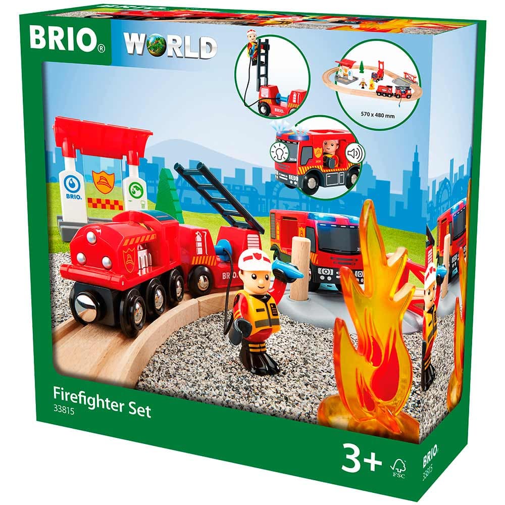 Дитяча залізниця BRIO Пожежна станція 33815