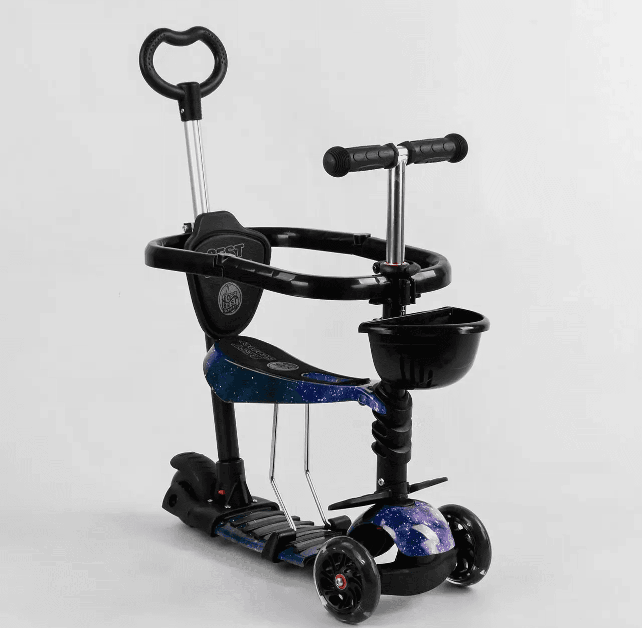 Самокат Best Scooter 3-х колісний з ручкою 5в1 S3288 Самокат Best Scooter 3-х колісний з ручкою 5в1 S3288